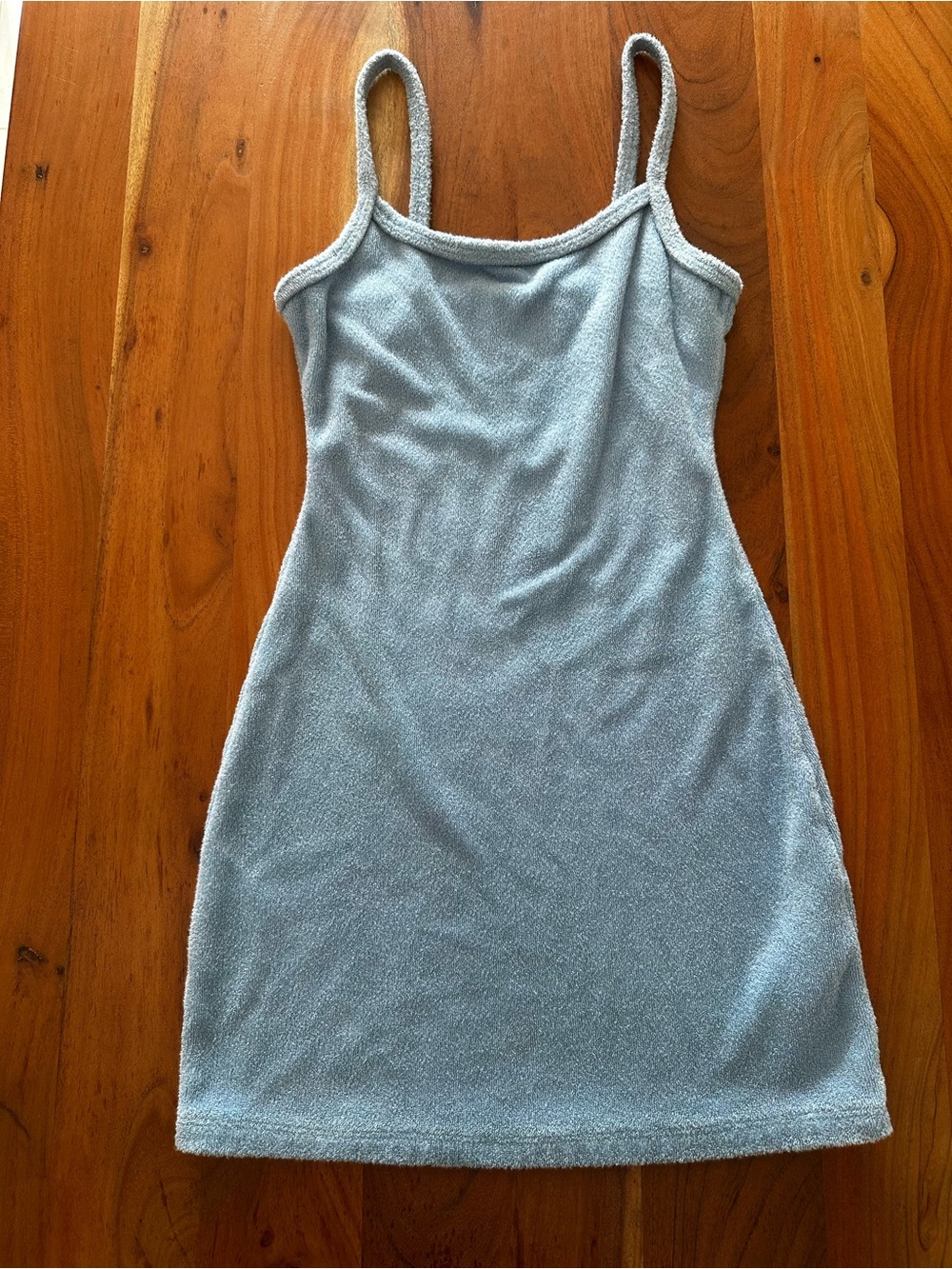 Abercrombie & Fitch Light Blue Terry Spaghetti Strap Mini